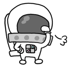YURU Astronaut sticker #4984249