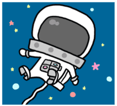 YURU Astronaut sticker #4984275