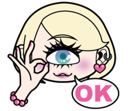 Cute monster's sticker sticker #4984359