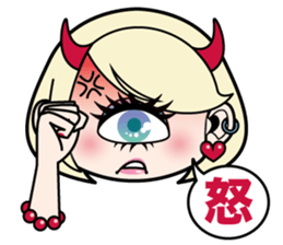 Cute monster's sticker sticker #4984364