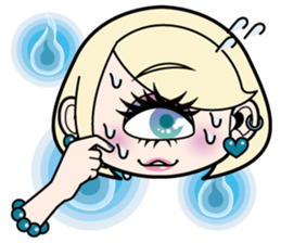 Cute monster's sticker sticker #4984372