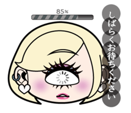 Cute monster's sticker sticker #4984373