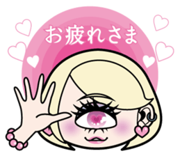 Cute monster's sticker sticker #4984378