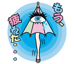 Cute monster's sticker sticker #4984387