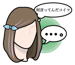 Cute monster's sticker sticker #4984390