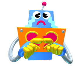 box robot Robotchi sticker #4984731