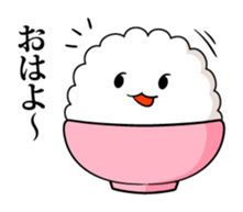 Daily life of rice sticker #4985079