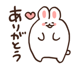 Funny rabbity sticker #4985160