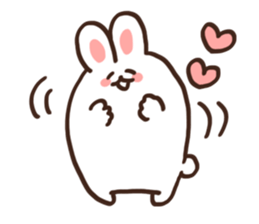 Funny rabbity sticker #4985163