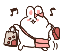 Funny rabbity sticker #4985164