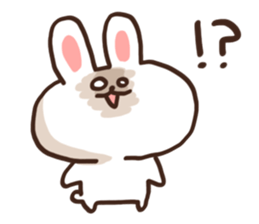 Funny rabbity sticker #4985165
