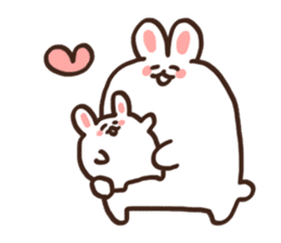 Funny rabbity sticker #4985168