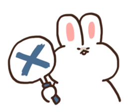 Funny rabbity sticker #4985180