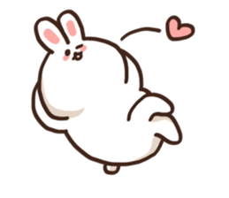 Funny rabbity sticker #4985181