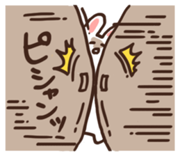 Funny rabbity sticker #4985189