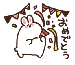 Funny rabbity sticker #4985197