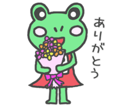 Frog girl sticker #4985615