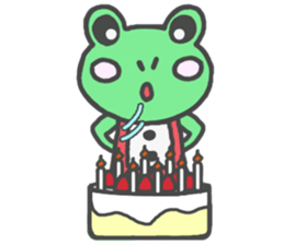 Frog girl sticker #4985633