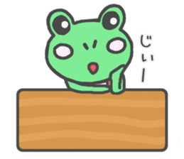 Frog girl sticker #4985635