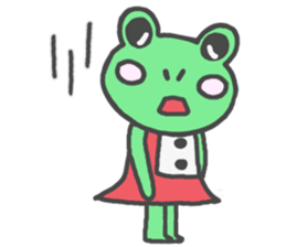 Frog girl sticker #4985637