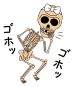 Dissembled skulls sticker #4986262