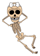 Dissembled skulls sticker #4986267