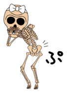 Dissembled skulls sticker #4986271