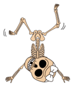 Dissembled skulls sticker #4986273