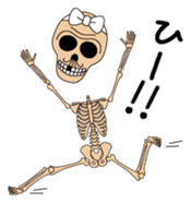 Dissembled skulls sticker #4986275