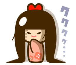 kokeshi frends sticker #4986726