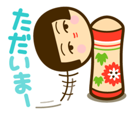 kokeshi frends sticker #4986741