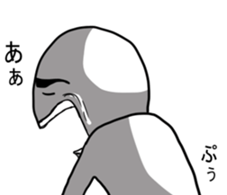 Mr.UZAI white sticker #4987695