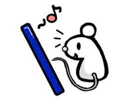 Mr. white and mouse2 sticker #4988783