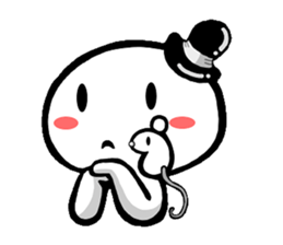 Mr. white and mouse2 sticker #4988785