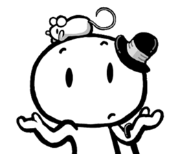 Mr. white and mouse2 sticker #4988788