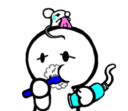 Mr. white and mouse2 sticker #4988797