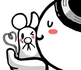 Mr. white and mouse2 sticker #4988808