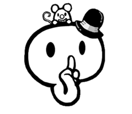 Mr. white and mouse2 sticker #4988811