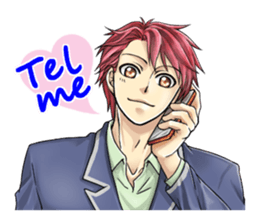 The student uniform boys sticker #4989110