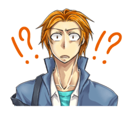 The student uniform boys sticker #4989112