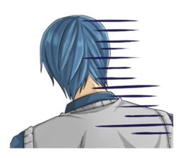 The student uniform boys sticker #4989114