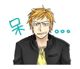 The student uniform boys sticker #4989121