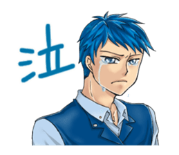 The student uniform boys sticker #4989124