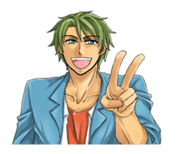 The student uniform boys sticker #4989133