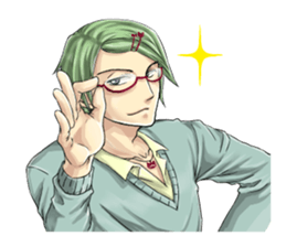 The student uniform boys sticker #4989136