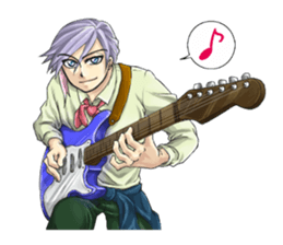 The student uniform boys sticker #4989140