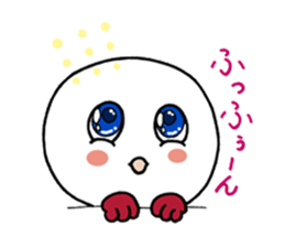 White circle sticker #4989188