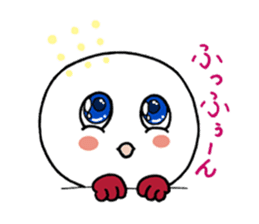 White circle sticker #4989188