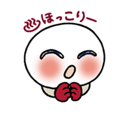 White circle sticker #4989199