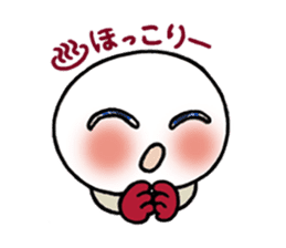 White circle sticker #4989199